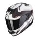 Casca Scorpion EXO-520 EVO AIR ELAN Matt white-Silver-Red