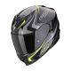 Casca Scorpion EXO-520 EVO AIR TERRA Black-Silver-Neon Yellow