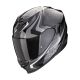 Casca Scorpion EXO-520 EVO AIR TERRA Black-Silver-White